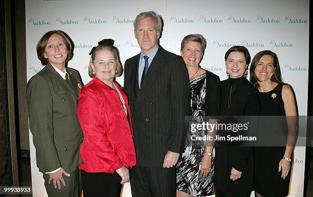 Superintendent of Yellowstone National Park Suzanne Lewis, President of the Tiffany & Co. Foundation Fernanda Kellogg, Holt Thrasher, Senior Vice...