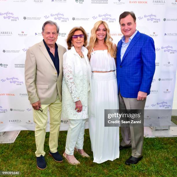 Samuel Waxman M.D., Marion N. Waxman, Ramy Brook Sharp and Guest attend The Samuel Waxman Cancer Research Foundation 14th Annual The Hamptons...