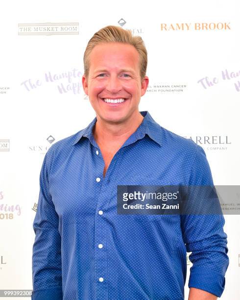 Chris Wragge attends The Samuel Waxman Cancer Research Foundation 14th Annual The Hamptons Happening on July 14, 2018 in Bridgehampton, New York.