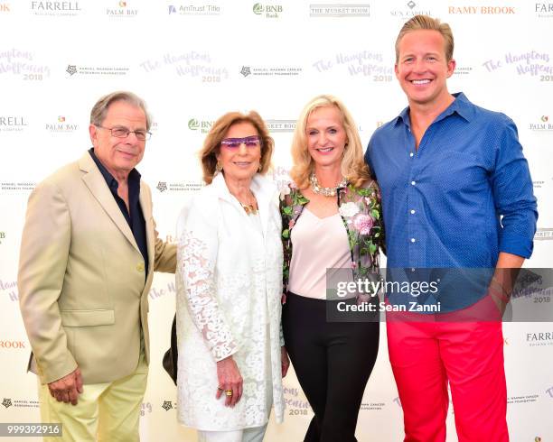 Samuel Waxman M.D., Marion N. Waxman, Ann Liguori and Chris Wragge attend The Samuel Waxman Cancer Research Foundation 14th Annual The Hamptons...