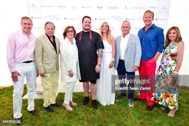 Kenneth Fishel, Samuel Waxman M.D., Marion N. Waxman, Chef Matt Lambert, Ramy Brook Sharp, Joe Farrell, Chris Wragge and Maria Fishel attend The...