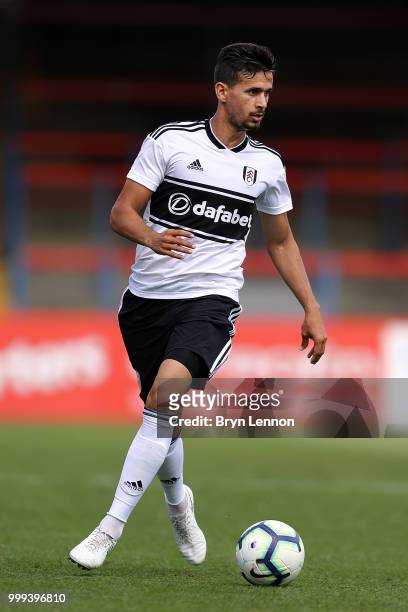 Rui Fonte of Fulham in action during the pre-season friendly between Reading and Fulham at the EBB Stadium on July 14, 2018 in Aldershot, England.