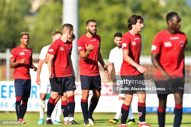 Josue Albert new player of Clermont during the Friendly match between Montpellier and Clermont Ferrand on July 14, 2018 in Mende, France.