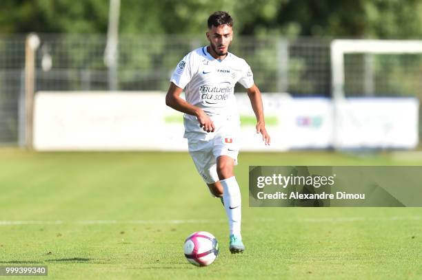 Killian Sanson of Montpellier during the Friendly match between Montpellier and Clermont Ferrand on July 14, 2018 in Mende, France.