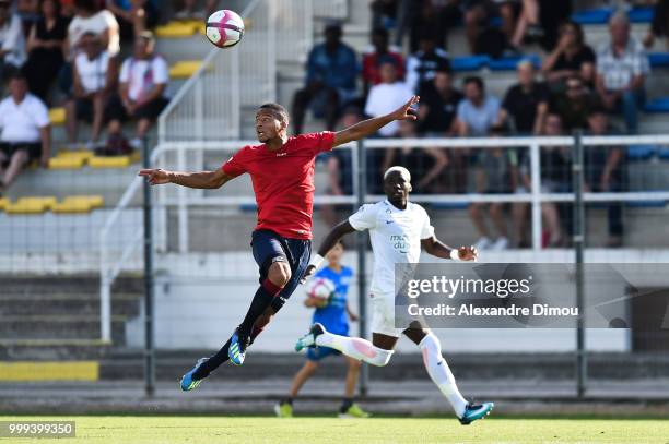 Jonathan Iglesias of Clermont during the Friendly match between Montpellier and Clermont Ferrand on July 14, 2018 in Mende, France.