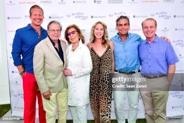 Chris Wragge, Samuel Waxman M.D., Marion N. Waxman, Elin Nierenberg, Michael Nierenberg and William Sullivan attend The Samuel Waxman Cancer Research...