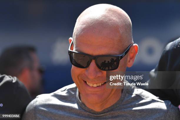 Start / Dave Brailsford of Great Britain Team Manager of Team Sky / during the 105th Tour de France 2018, Stage 9 a 156,5 stage from Arras Citadelle...