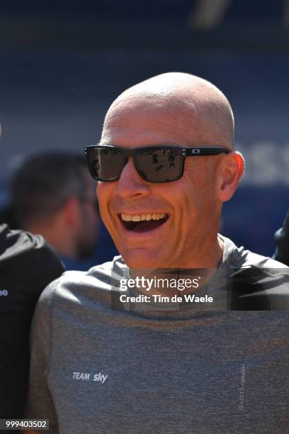 Start / Dave Brailsford of Great Britain Team Manager of Team Sky / during the 105th Tour de France 2018, Stage 9 a 156,5 stage from Arras Citadelle...