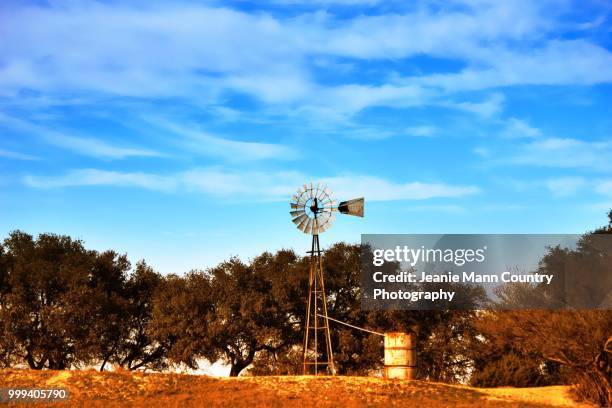 windmill on the hill - mann fotografías e imágenes de stock