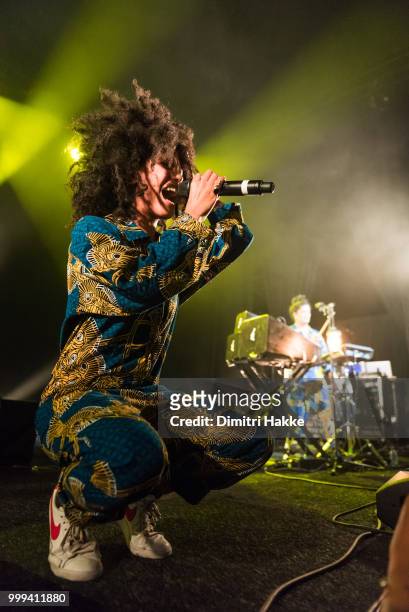 Lisa-Kainde Diaz and Naomi Diaz of Ibeyi perform on stage at North Sea Jazz Festival at Ahoy on July 13, 2018 in Rotterdam, Netherlands.