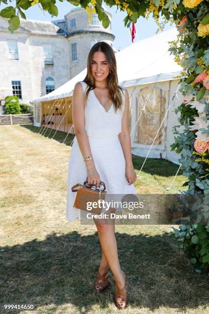 Amber Le Bon attend sCartier Style Et Luxe at The Goodwood Festival Of Speed, Goodwood, on July 15, 2018 in Chichester, England.