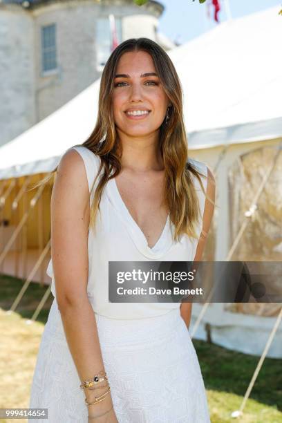 Amber Le Bon attend sCartier Style Et Luxe at The Goodwood Festival Of Speed, Goodwood, on July 15, 2018 in Chichester, England.