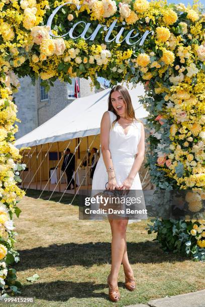 Amber Le Bon attend sCartier Style Et Luxe at The Goodwood Festival Of Speed, Goodwood, on July 15, 2018 in Chichester, England.
