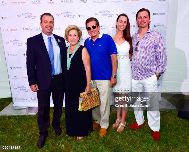 Mark Vigliante, Loretta Vigliante, Henry Vigliante, Jackie Vigliante and Paul Vigliante attend The Samuel Waxman Cancer Research Foundation 14th...