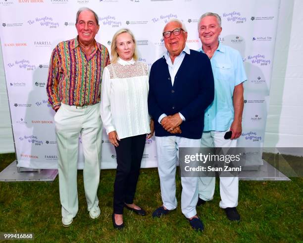 Rick Marek, Joan Coppotelli, Joe Coppotelli and Ken Lewis attend The Samuel Waxman Cancer Research Foundation 14th Annual The Hamptons Happening on...