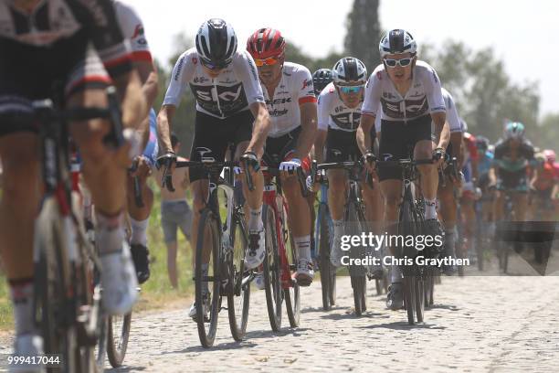 Christopher Froome of Great Britain and Team Sky / Geraint Thomas of Great Britain and Team Sky / John Degenkolb of Germany and Team Trek Segafredo /...