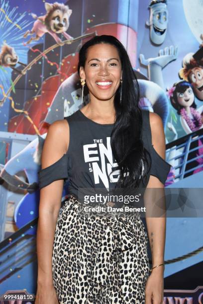 Karen Williams attends the Gala Screening of "Hotel Transylvania 3: Summer Vacation" at Vue Leicester Square on July 15, 2018 in London, England.