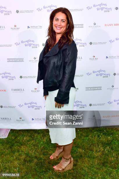 Rachel Kramer attends The Samuel Waxman Cancer Research Foundation 14th Annual The Hamptons Happening on July 14, 2018 in Bridgehampton, New York.