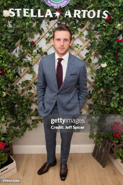 Stella Artois hosts Jamie Bell at The Championships, Wimbledon as the Official Beer of the tournament at Wimbledon on July 15, 2018 in London,...