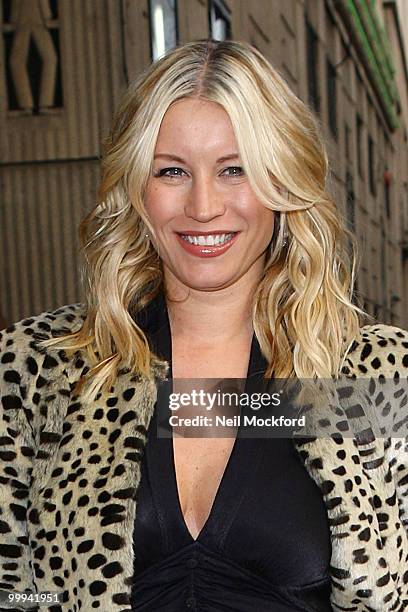 Denise Van Outen attends a press night of 'Wicked', as Lee Mead joins the cast, on May 18, 2010 in London, England.