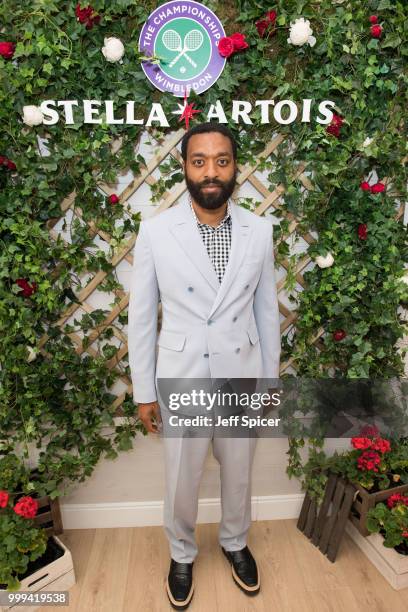 Stella Artois hosts Chiwetel Ejiofor at The Championships, Wimbledon as the Official Beer of the tournament at Wimbledon on July 15, 2018 in London,...