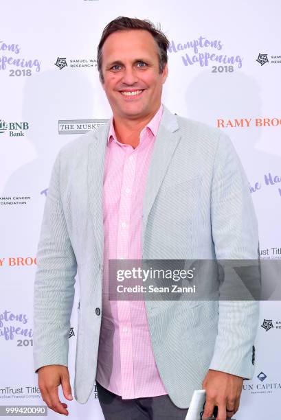 Duncan Schieb attends The Samuel Waxman Cancer Research Foundation 14th Annual The Hamptons Happening on July 14, 2018 in Bridgehampton, New York.