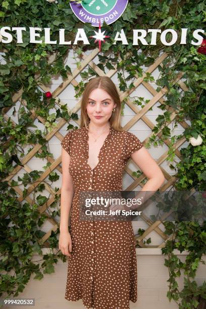 Stella Artois hosts Nell Hudson at The Championships, Wimbledon as the Official Beer of the tournament at Wimbledon on July 15, 2018 in London,...