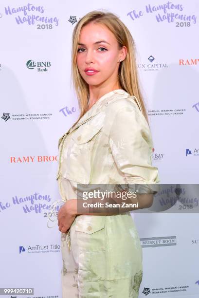 Natali Yura attends The Samuel Waxman Cancer Research Foundation 14th Annual The Hamptons Happening on July 14, 2018 in Bridgehampton, New York.