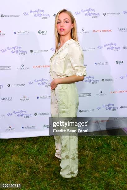 Natali Yura attends The Samuel Waxman Cancer Research Foundation 14th Annual The Hamptons Happening on July 14, 2018 in Bridgehampton, New York.