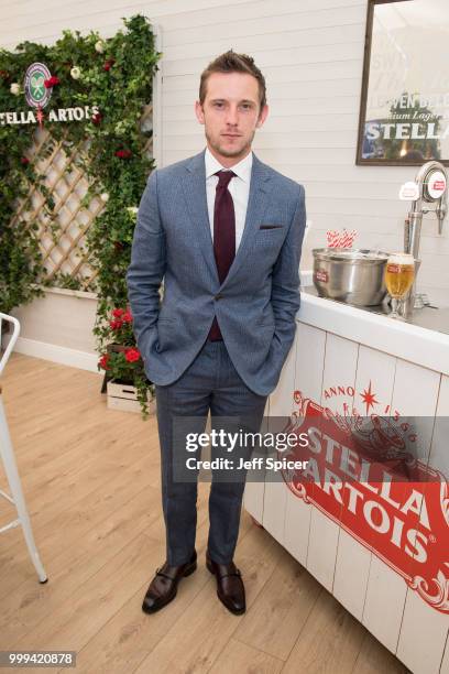 Stella Artois hosts Jamie Bell at The Championships, Wimbledon as the Official Beer of the tournament at Wimbledon on July 15, 2018 in London,...