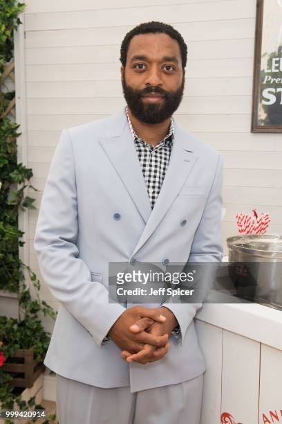 Stella Artois hosts Chiwetel Ejiofor at The Championships, Wimbledon as the Official Beer of the tournament at Wimbledon on July 15, 2018 in London,...