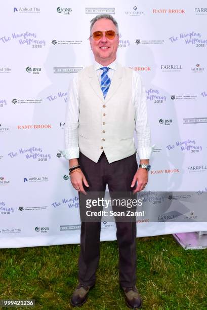 Ian Duke attends The Samuel Waxman Cancer Research Foundation 14th Annual The Hamptons Happening on July 14, 2018 in Bridgehampton, New York.