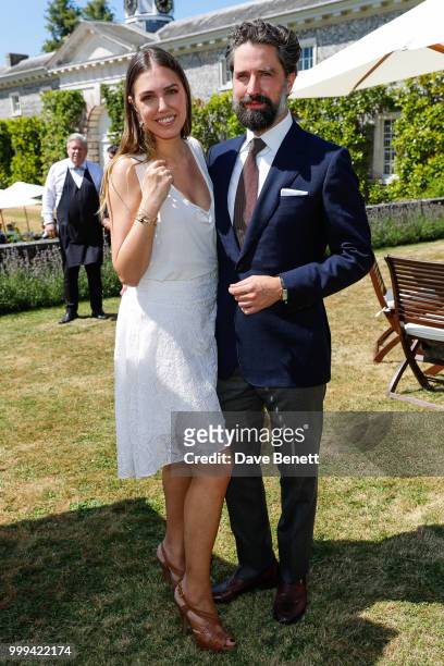 Amber Le Bon and Jack Guinness attend Cartier Style Et Luxe at The Goodwood Festival Of Speed, Goodwood, on July 15, 2018 in Chichester, England.