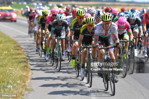 Adam Yates of Great Britain and Team Mitchelton-Scott / Daryl Impey of South Africa and Team Mitchelton-Scott / during the 105th Tour de France 2018,...