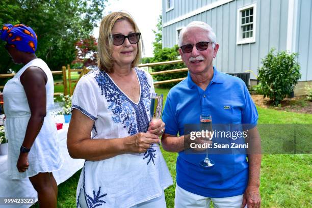 Lisa Martin and Lee Martin attend Roric Tobin Hosts 'A Pop Of Color,' Celebrating Justin Concannon's Birthday And The Completion Of Greenfield...