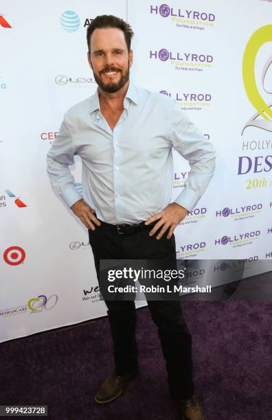 Actor Kevin Dillon attends The HollyRod Foundation's 20th Annual DesignCare Gala at Private Residence on July 14, 2018 in Malibu, California.