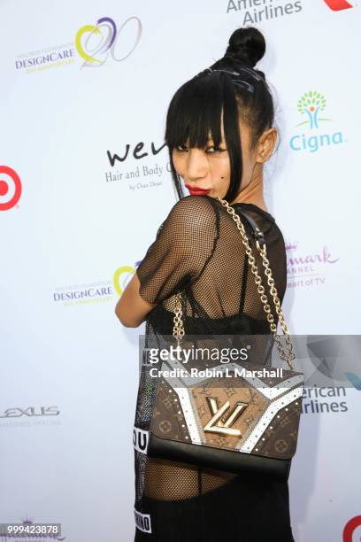 Actress Bai Ling attends The HollyRod Foundation's 20th Annual DesignCare Gala at Private Residence on July 14, 2018 in Malibu, California.