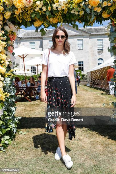 Charlotte Wiggins attends Cartier Style Et Luxe at The Goodwood Festival Of Speed, Goodwood, on July 15, 2018 in Chichester, England.