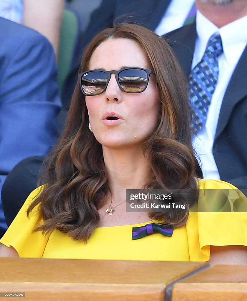 Celebrities Attend Wimbledon