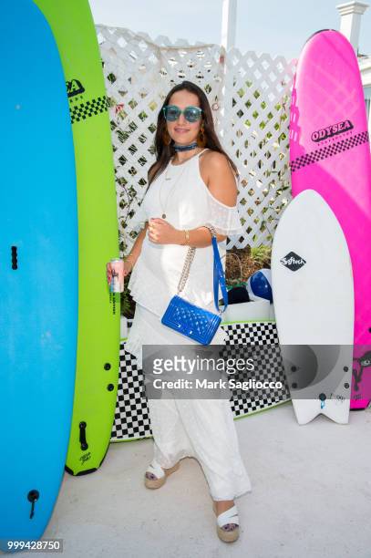 Sophie Bickley attends the Modern Luxury + The Next Wave at Breakers Montauk on July 14, 2018 in Montauk, New York.
