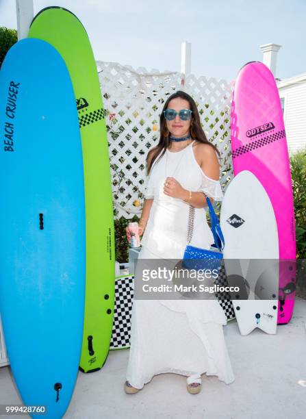 Sophie Bickley attends the Modern Luxury + The Next Wave at Breakers Montauk on July 14, 2018 in Montauk, New York.