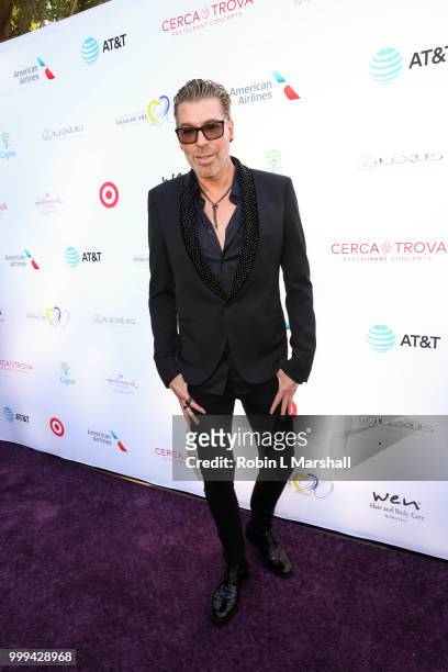 Chaz Dean of Wen Hair Care attends The HollyRod Foundation's 20th Annual DesignCare Gala at Private Residence on July 14, 2018 in Malibu, California.
