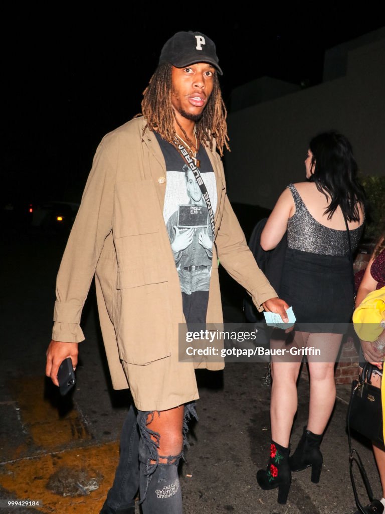 Celebrity Sightings In Los Angeles - July 15, 2018