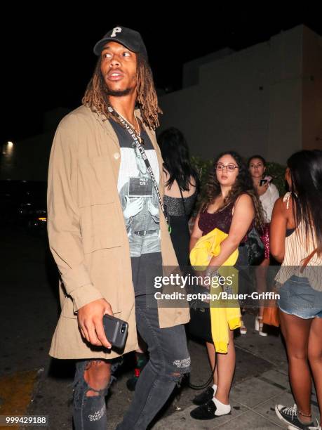 Todd Gurley is seen on July 15, 2018 in Los Angeles, California.