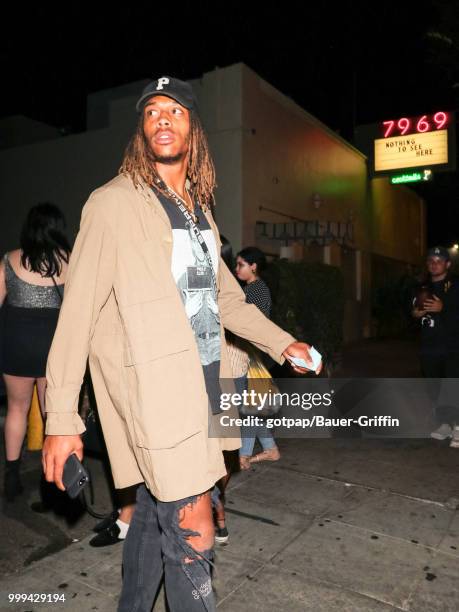 Todd Gurley is seen on July 15, 2018 in Los Angeles, California.