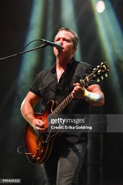 Jason Isbell performs at Sloss Furnace on July 14, 2018 in Birmingham, Alabama.