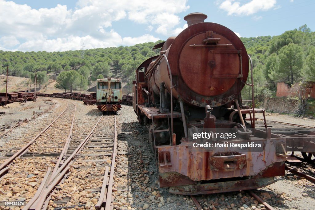 Abandoned locomotives