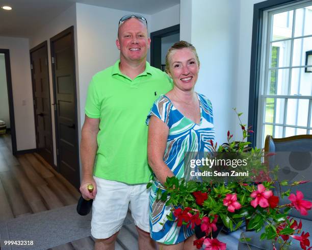 Chris Meyer and Nancy Dwyer attend Roric Tobin Hosts 'A Pop Of Color,' Celebrating Justin Concannon's Birthday And The Completion Of Greenfield...