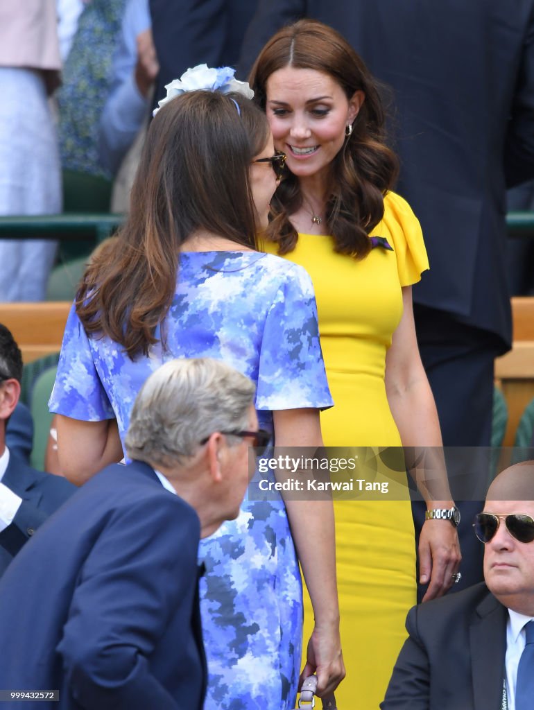 Celebrities Attend Wimbledon