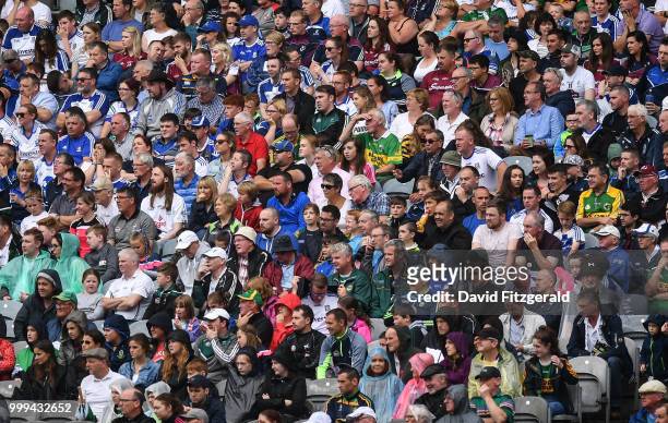 Dublin , Ireland - 15 July 2018; Supporters in the Cusack stand during the GAA Football All-Ireland Senior Championship Quarter-Final Group 1 Phase 1...